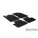 Original Gledring Passform Fußmatten Gummimatten 4 Tlg.+Fixing - Peugeot Crossover 2013->12.2019